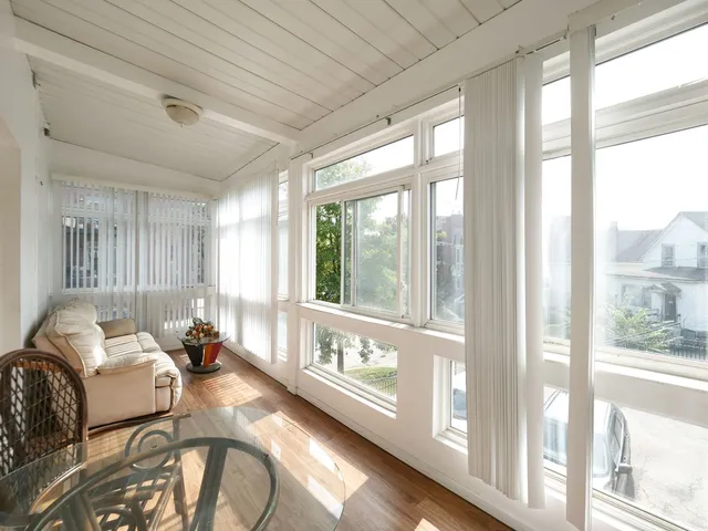 a view of a storage room