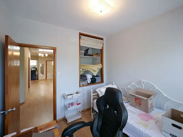 a view of balcony with furniture