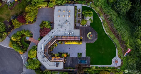a bench sitting in the middle of a park