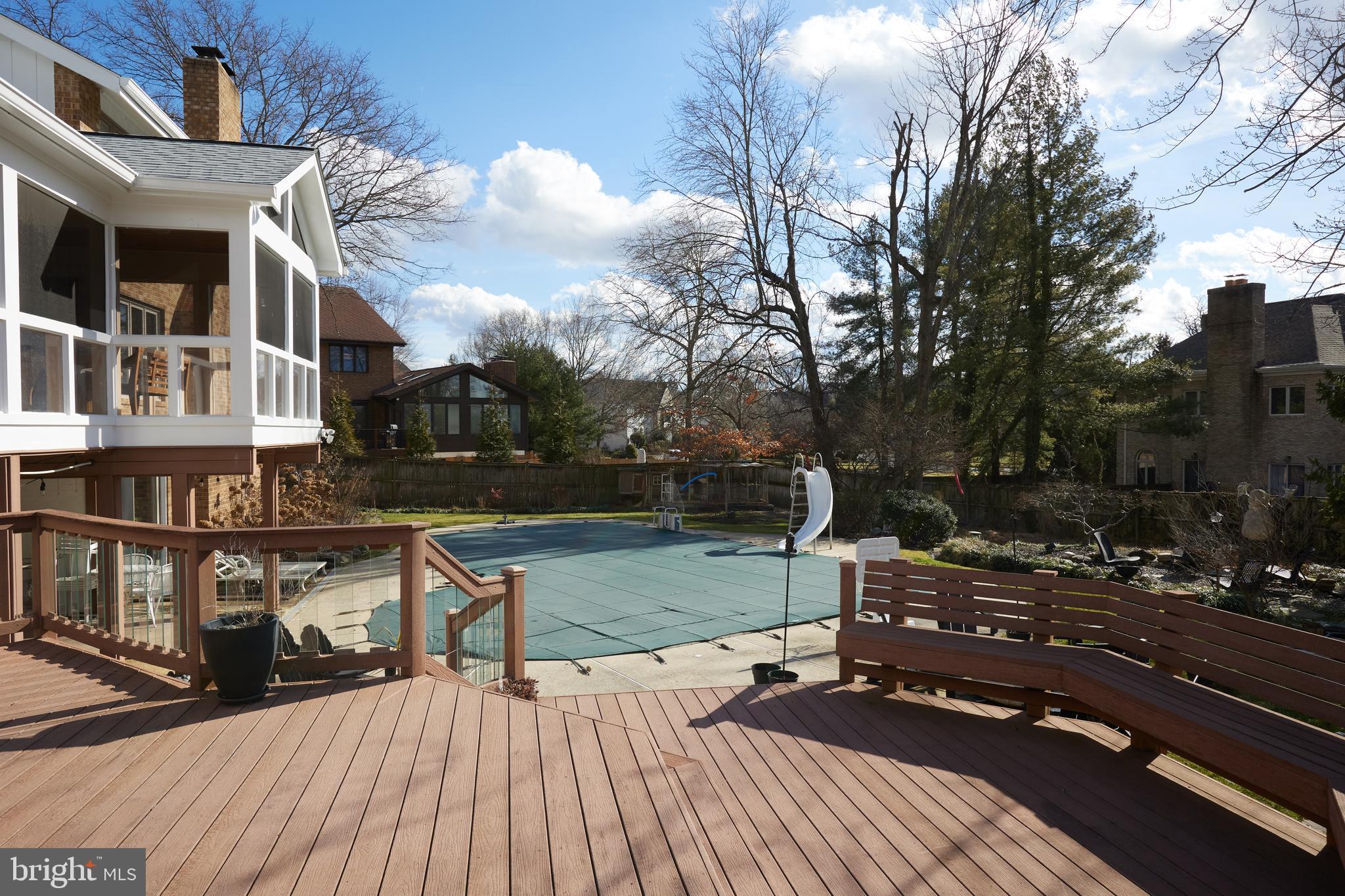 9904 Bluegrass Road Potomac, MD 20854 - Photo 62 of 68 Deck overlookin Saline Pool!