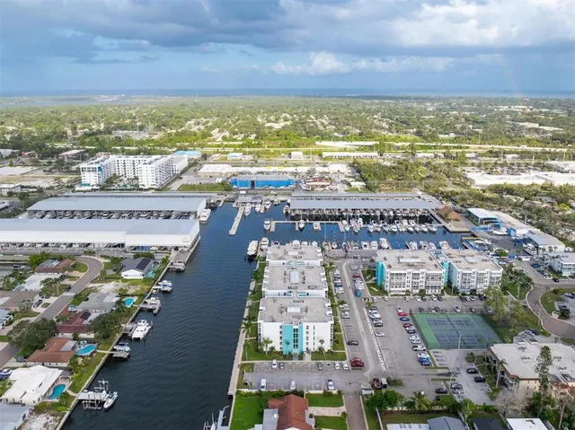 a view of city and ocean