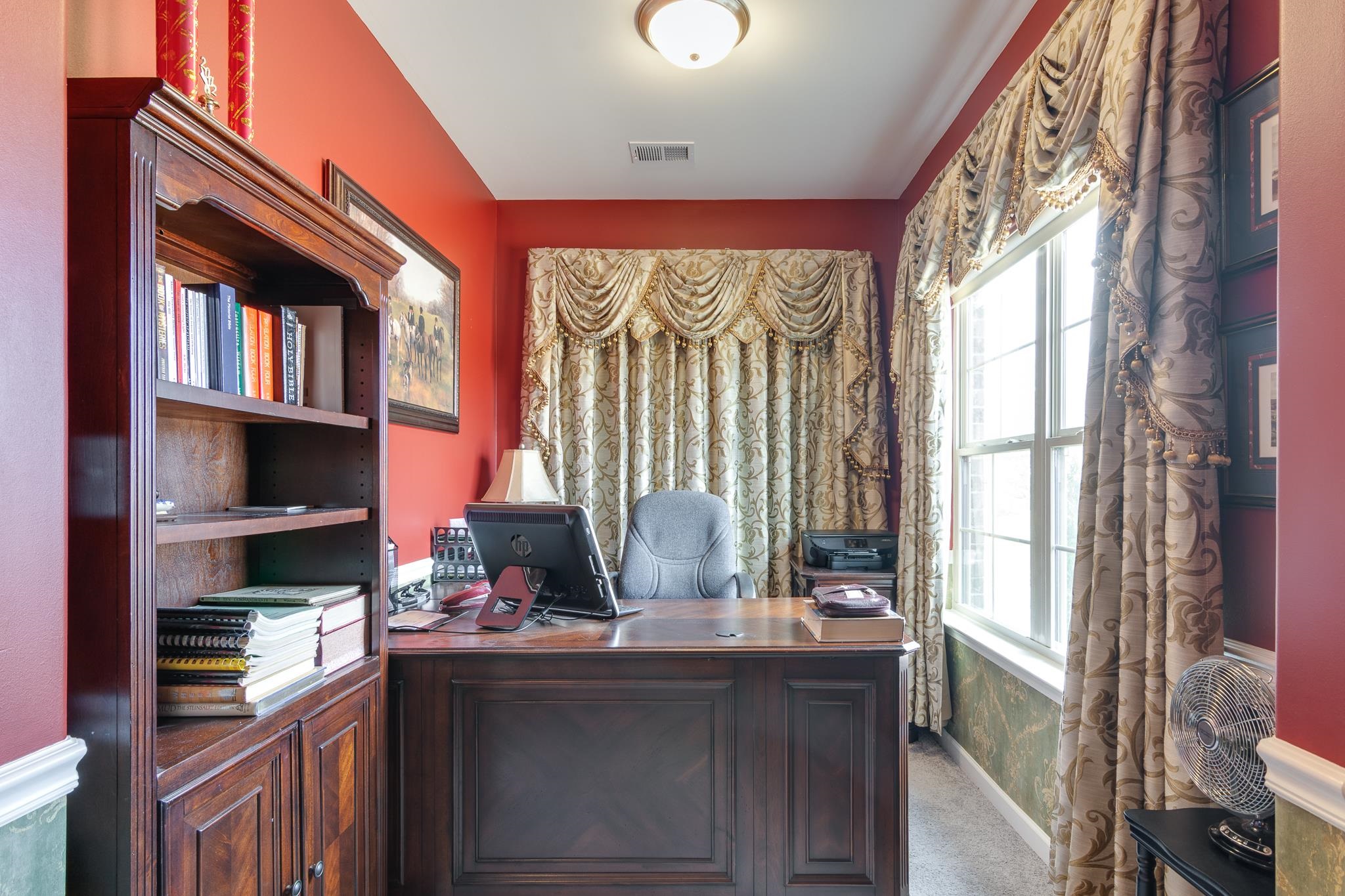 135 Chesnut Rdg Drive Oakland, TN 38060 - Photo 20 of 36 Office area featuring baseboards and light colored carpet