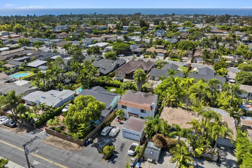 1074 Balour Drive Encinitas, CA 92024 - Photo 34 of 37 an aerial view of residential houses with outdoor space