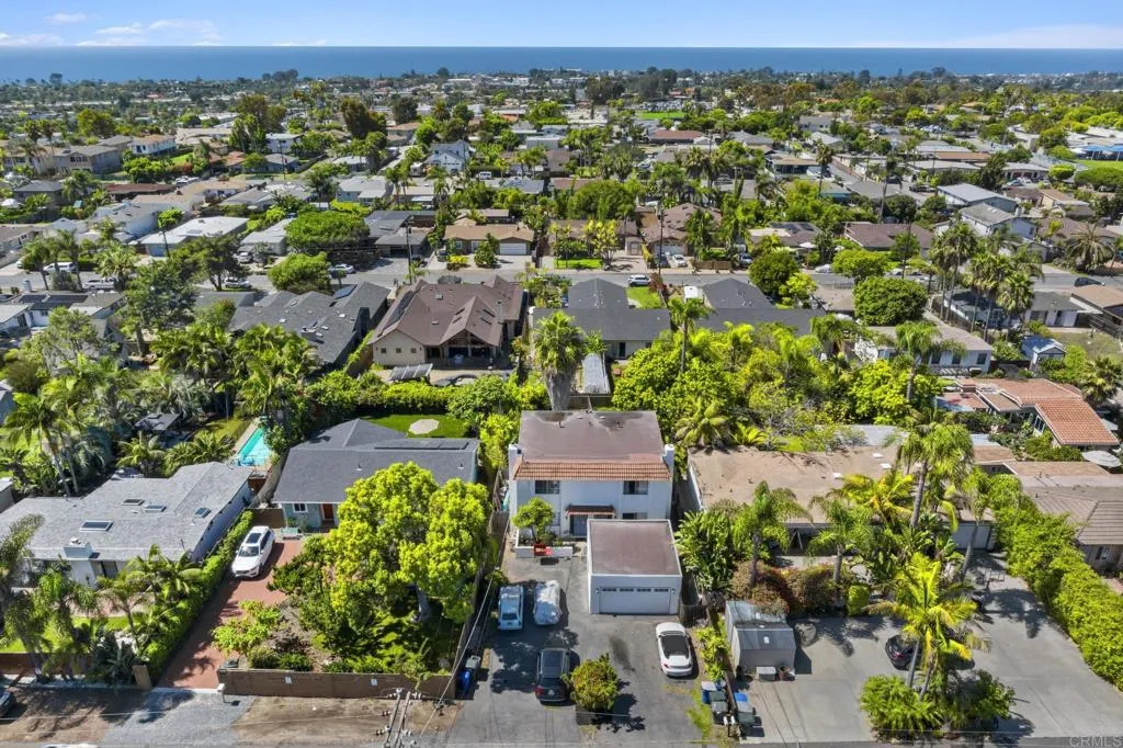 1074 Balour Drive Encinitas, CA 92024 - Photo 36 of 37 an aerial view of a city with lots of residential buildings