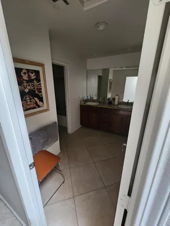 a room with furniture and rug