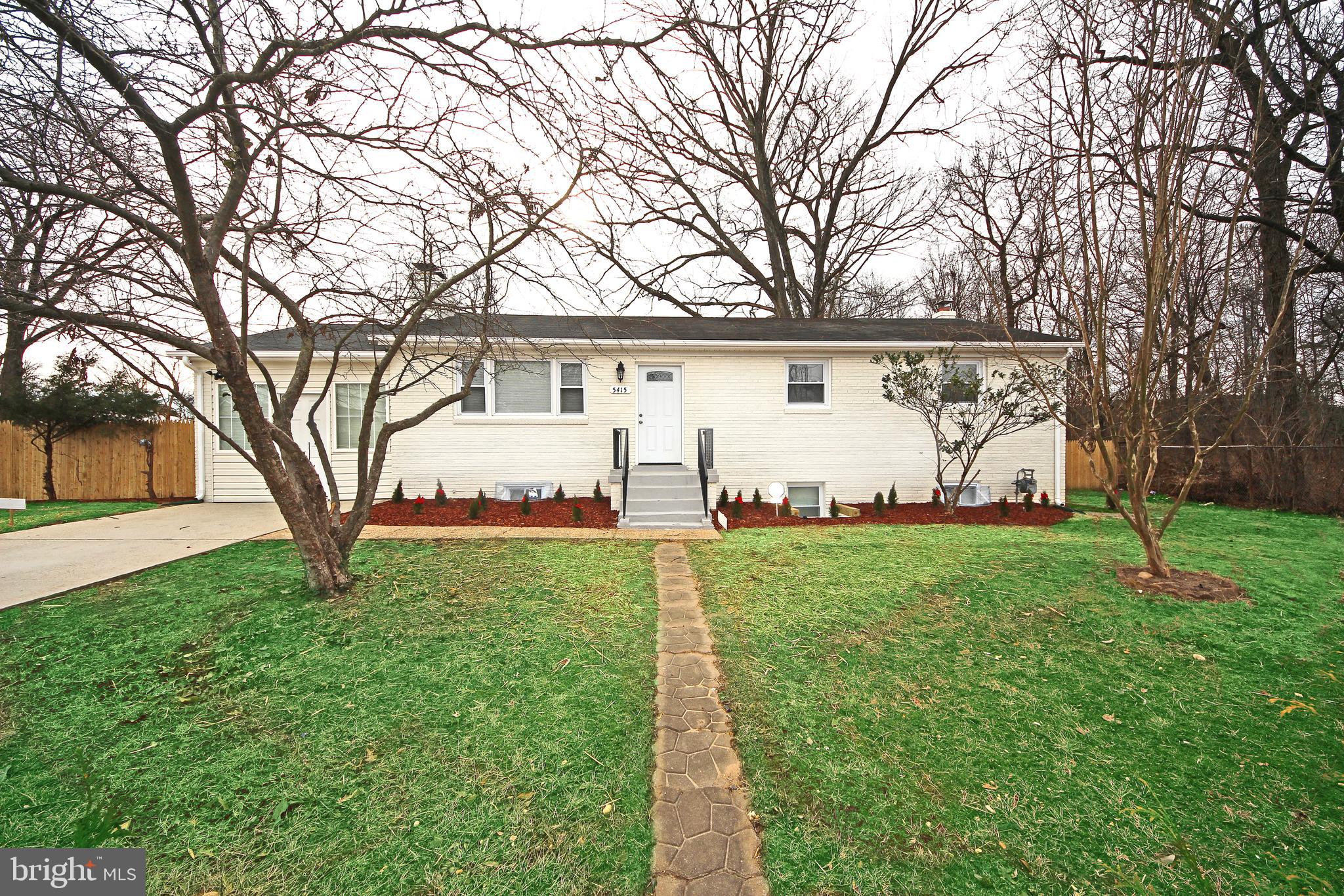 a view of backyard with garden and trees