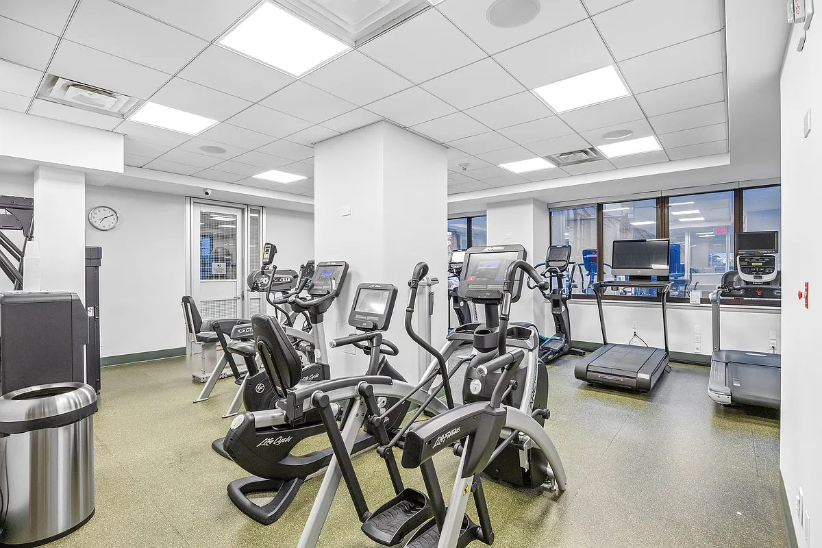 422 East 72nd Street, Unit 37AD Manhattan, NY 10021 - Photo 53 of 58 a view of a room with gym equipment