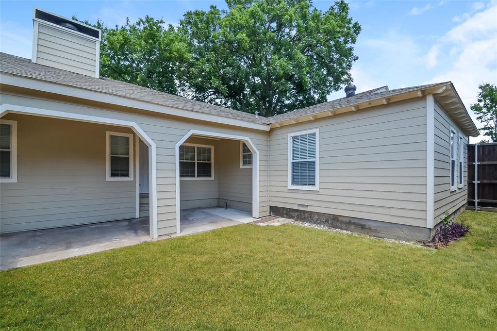 808 22nd Street Plano, TX 75074 - Photo 15 of 16 a view of a house with a backyard