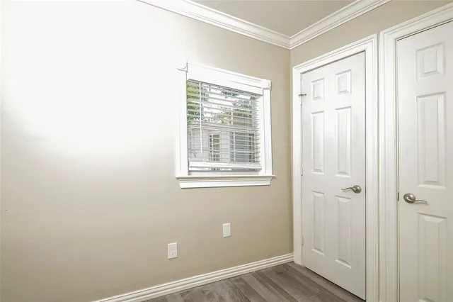a view of a livingroom with a window