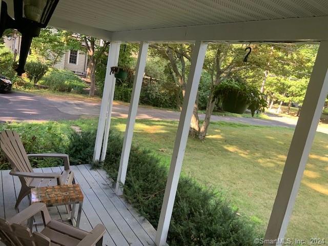 9 Beech Street Farmington, CT 06032 - Photo 34 of 37 a view of backyard with large trees and plants
