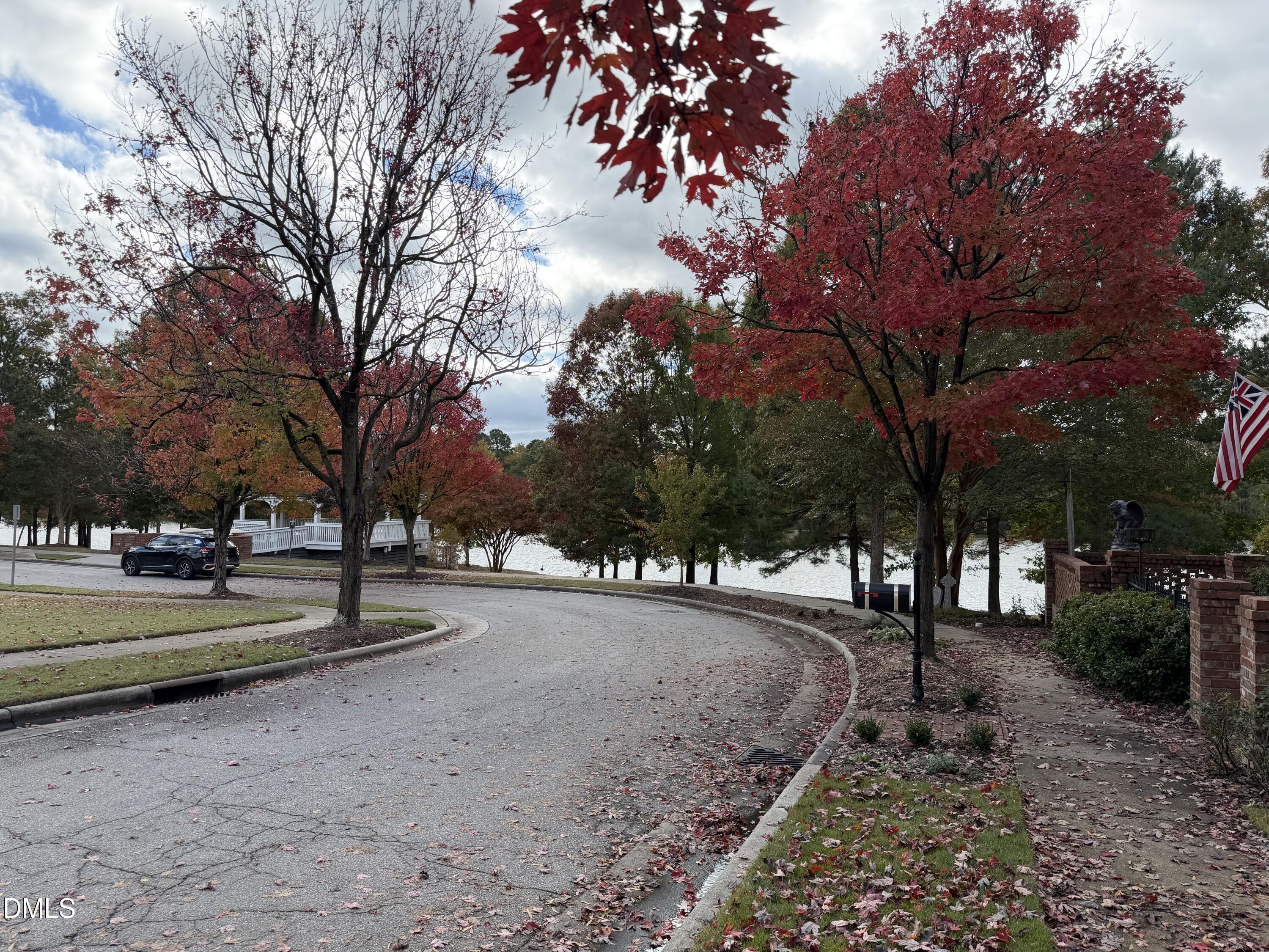 200 Madison Grove Place Cary, NC 27519 - Photo 36 of 49 a view of a yard covered with snow in front of house