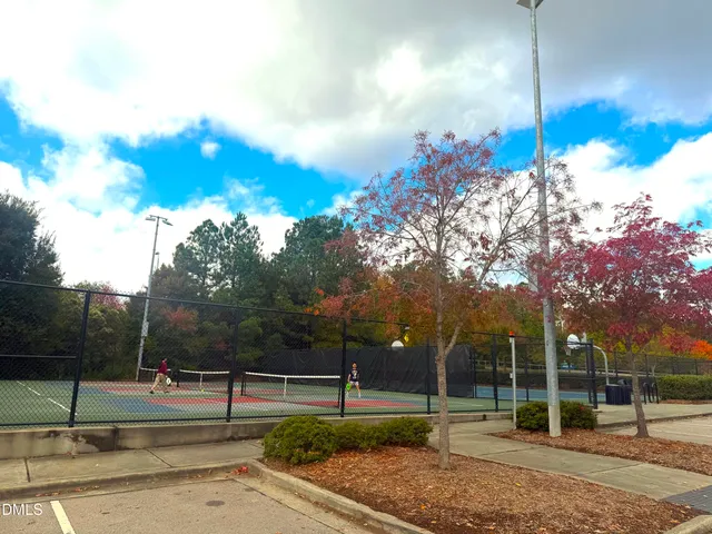 a view of a basketball court