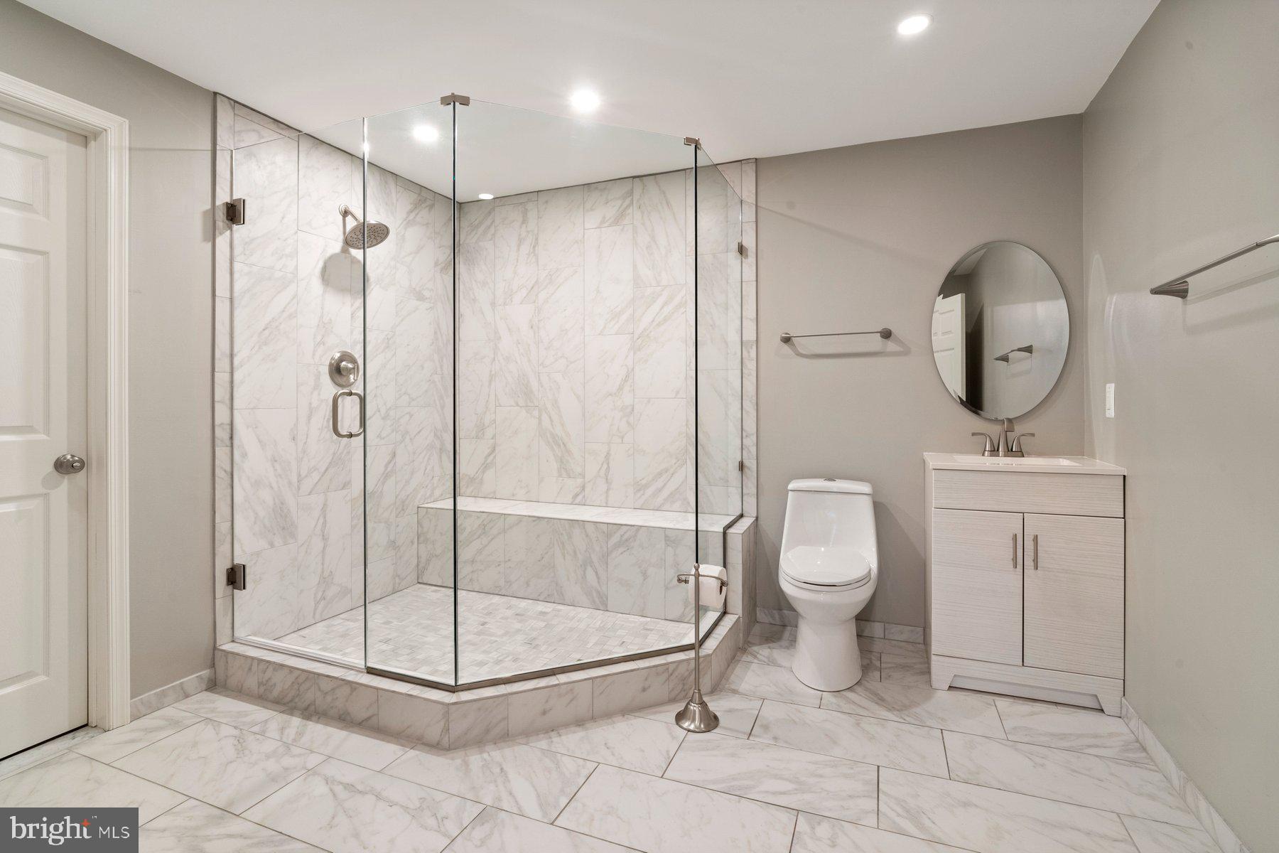 6709 Oakridge Road New Market, MD 21774 - Photo 35 of 53 Spectacular bathroom in the basement