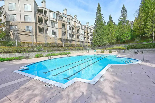 a view of a house with a swimming pool