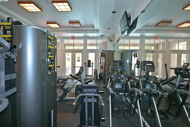 a view of pool with outdoor seating