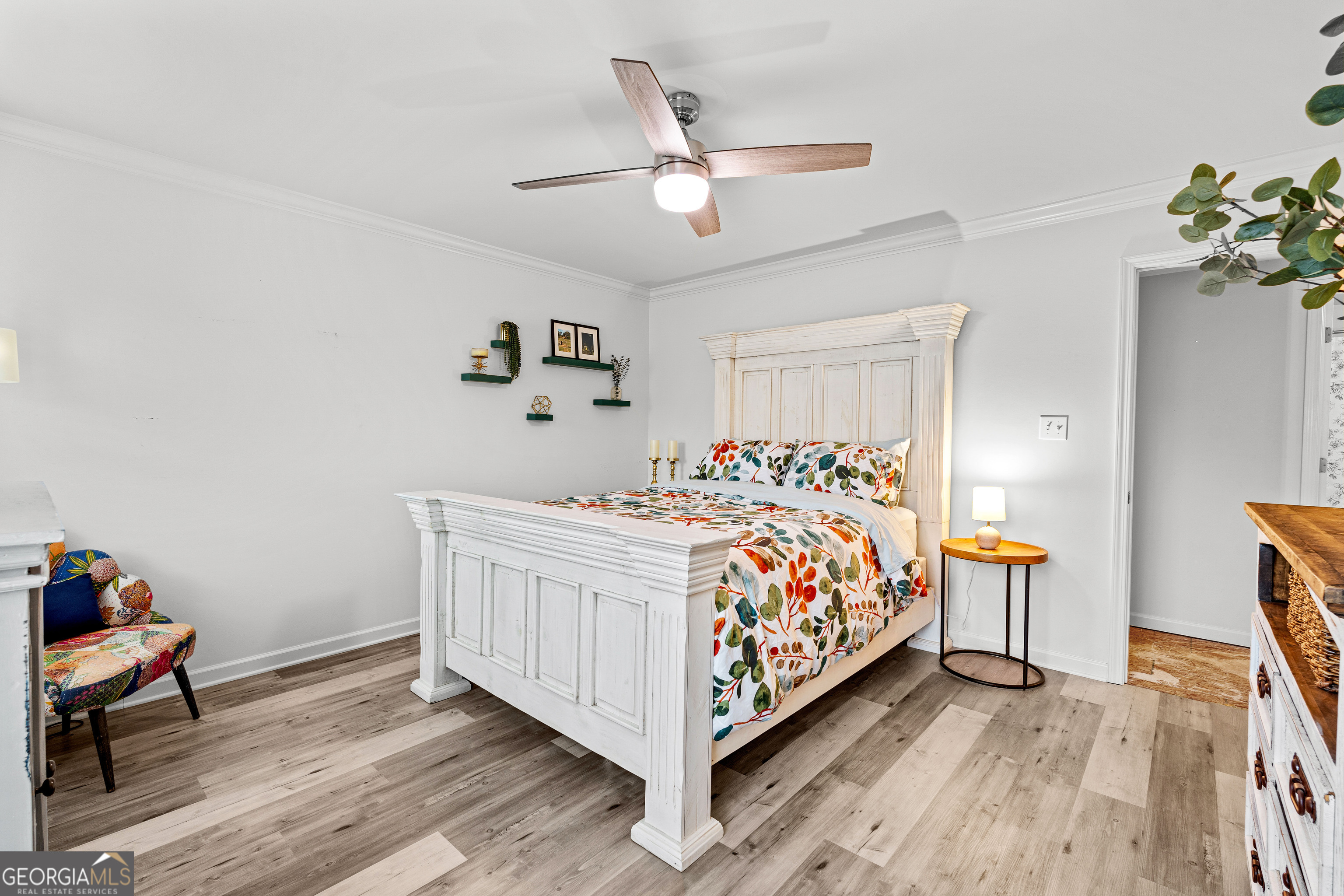 91 Rosemary Way Buchanan, GA 30113 - Photo 25 of 38 a bed room with a bed and a chair