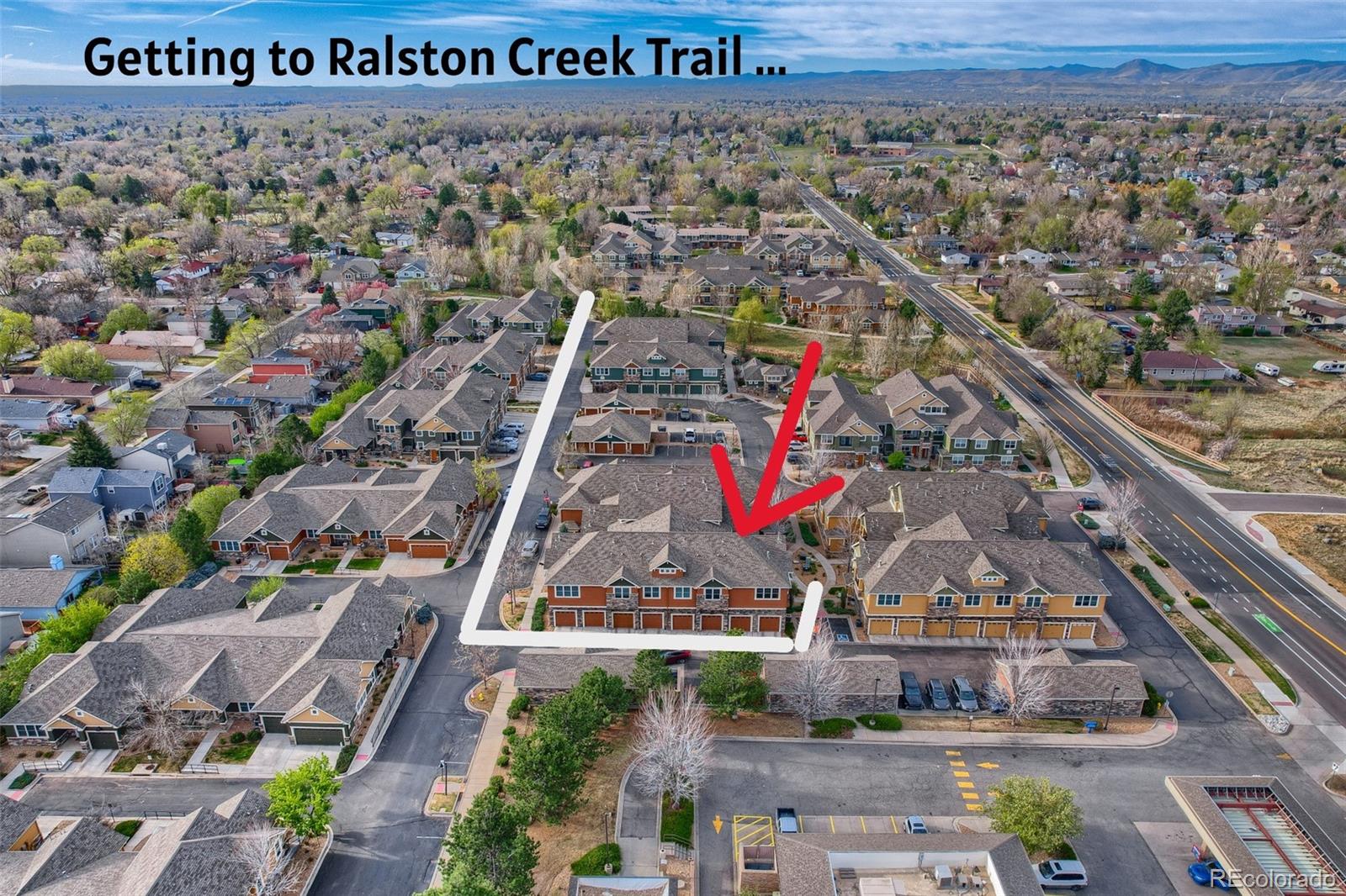 7130 Simms Street, Unit 107 Arvada, CO 80004 - Photo 29 of 29 an aerial view of a city