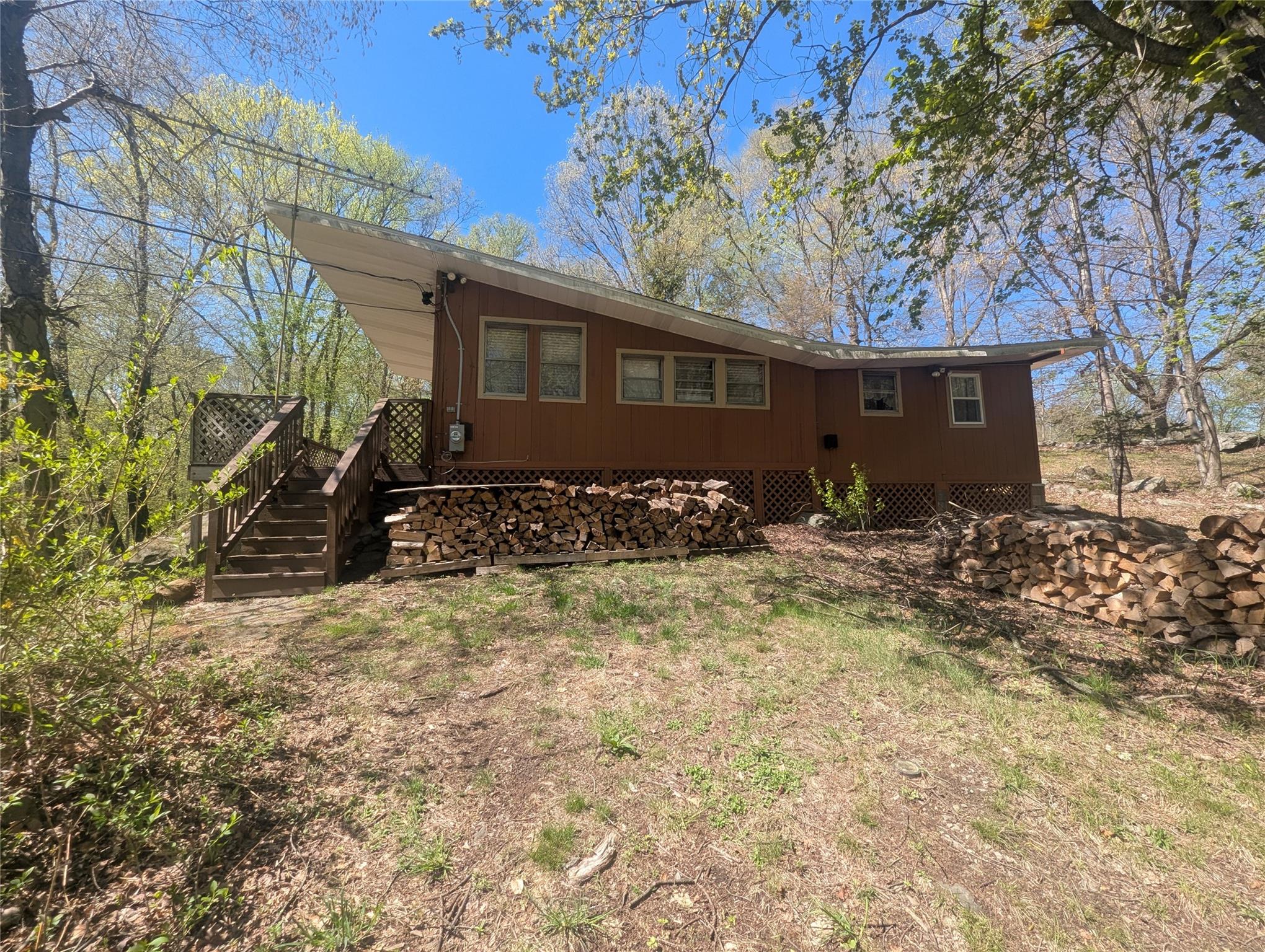 129 Foster Road Middletown, NY 10941 - Photo 1 of 1 Rear view of house with stairway