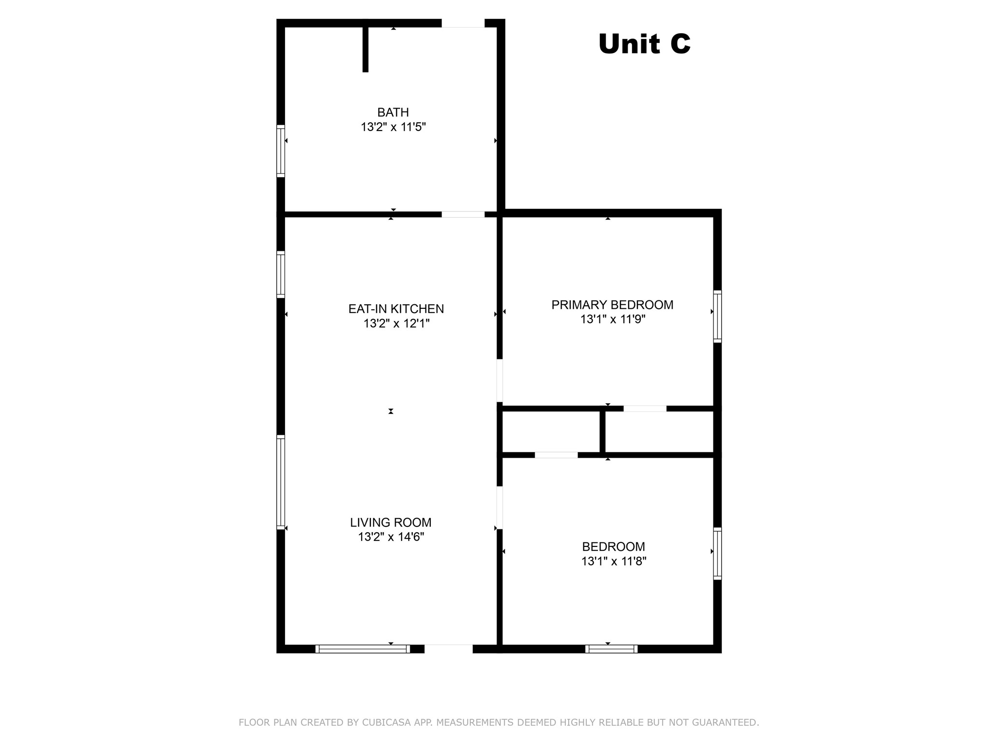 2019 North Thompson Street Conroe, TX 77301 - Photo 25 of 25 Unit C - Floor Plan
