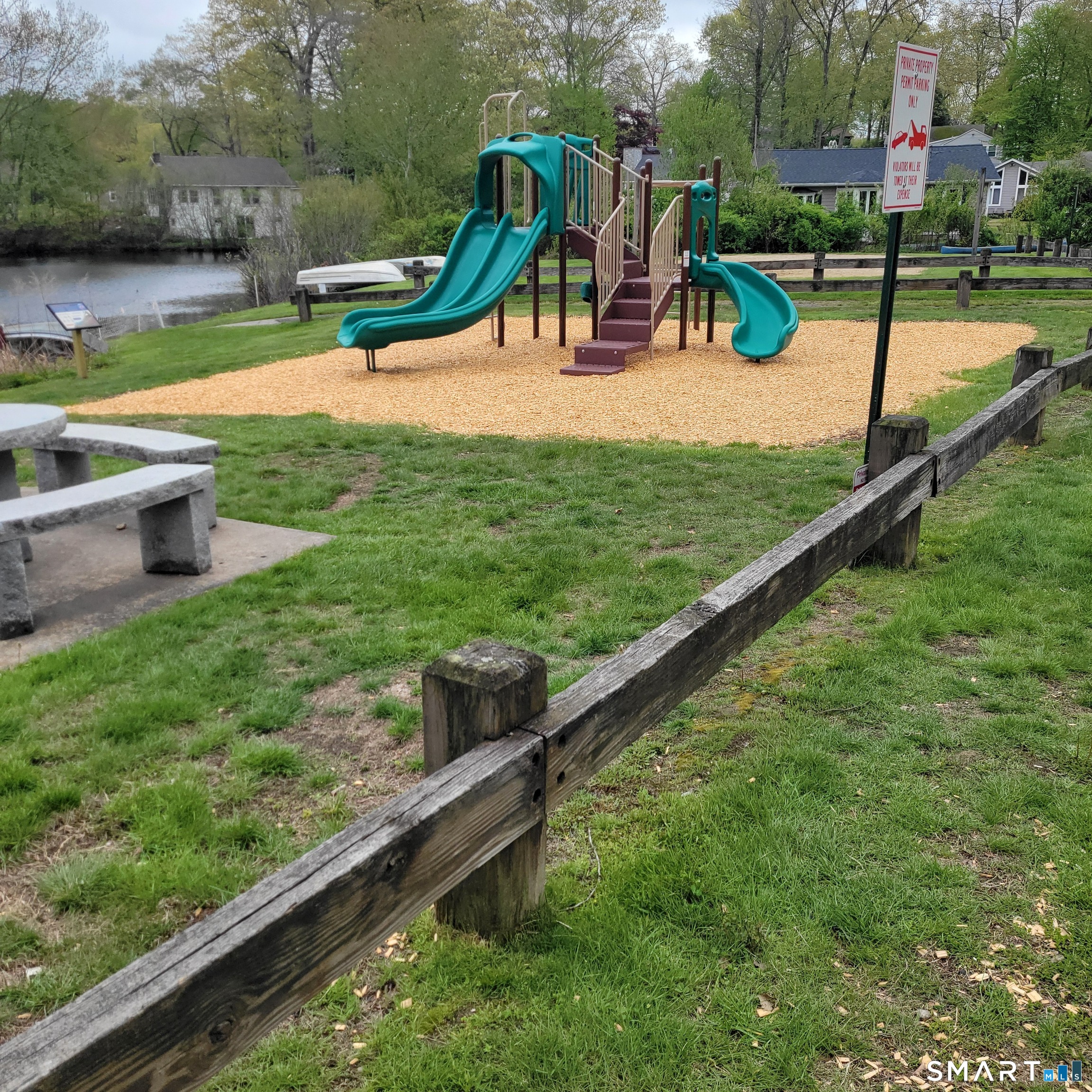 22 Ridgewood Road East Haddam, CT 06415 - Photo 27 of 28 The colorful kiddie jungle gym is shown here