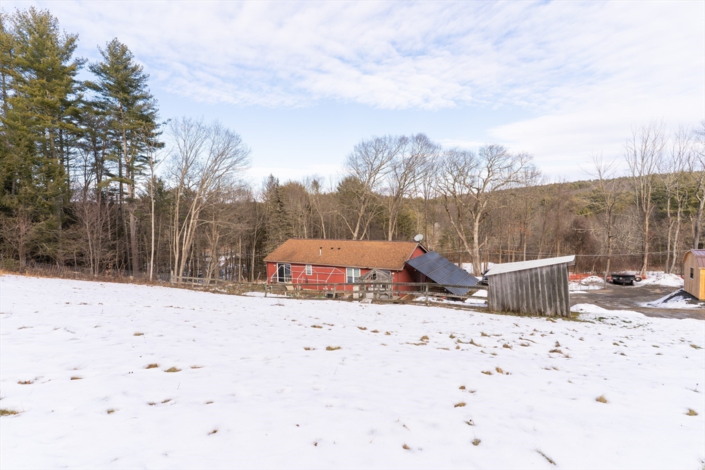 116 B Spencer Road Oakham, MA 01068 - Photo 9 of 22 a view of swimming pool with a yard