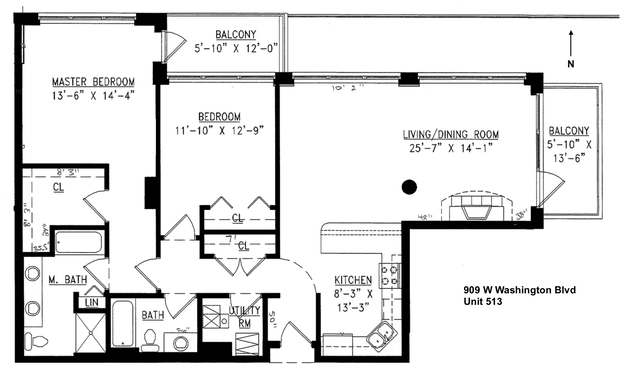 909 West Washington Boulevard, Unit 513 Chicago, IL 60607 - Photo 16 of 16