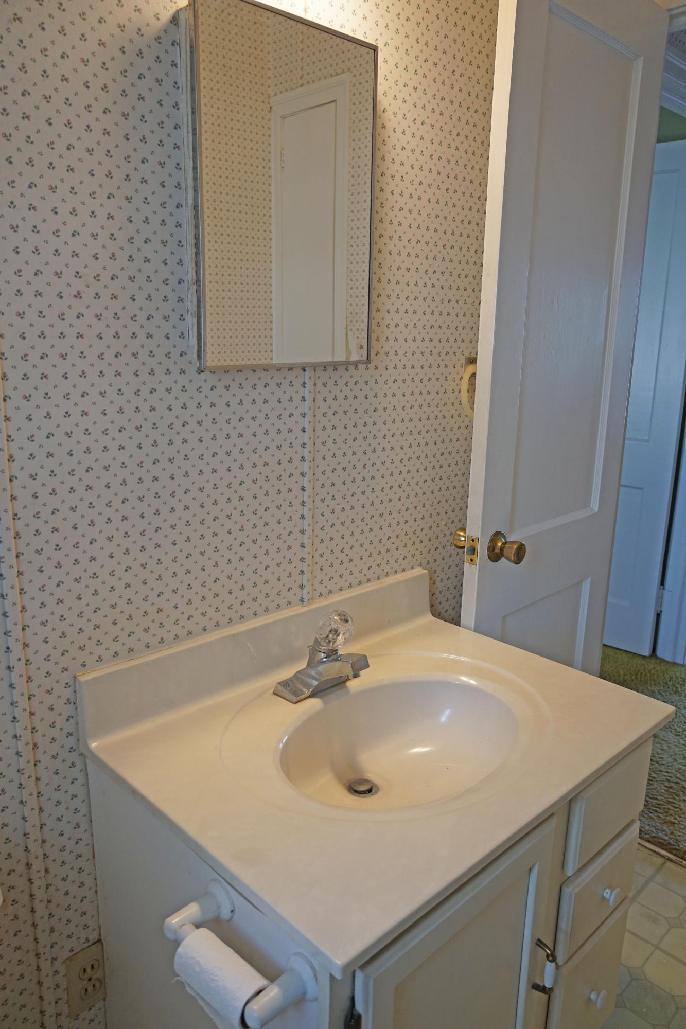 595 Dantzler Street Elloree, SC 29047 - Photo 17 of 36 D guest bath with blue window treatments