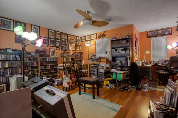 a view of a workspace with furniture