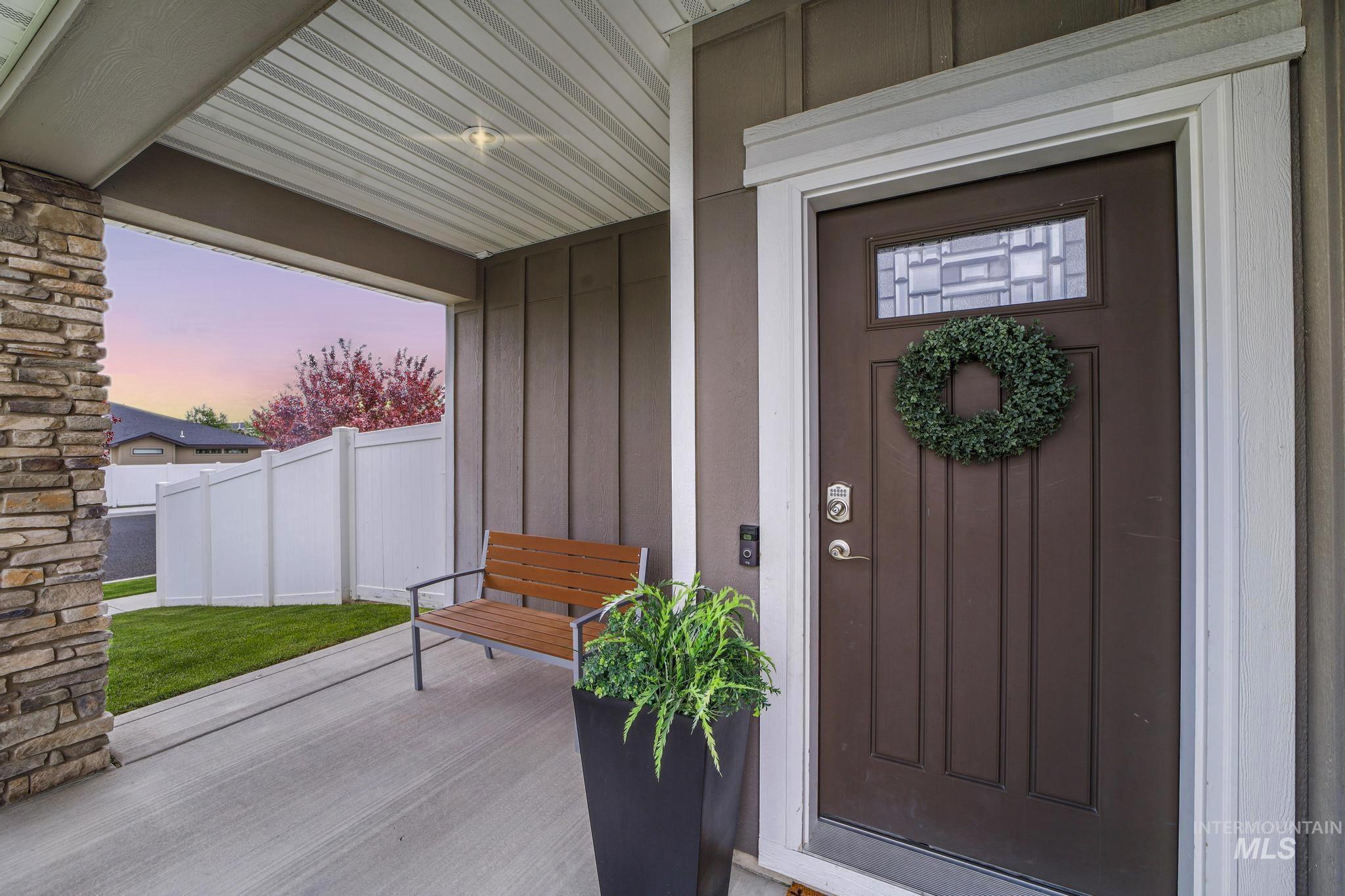 2858 Sunray Loop Twin Falls, ID 83301 - Photo 4 of 45 Property entrance featuring board and batten siding and a patio area
