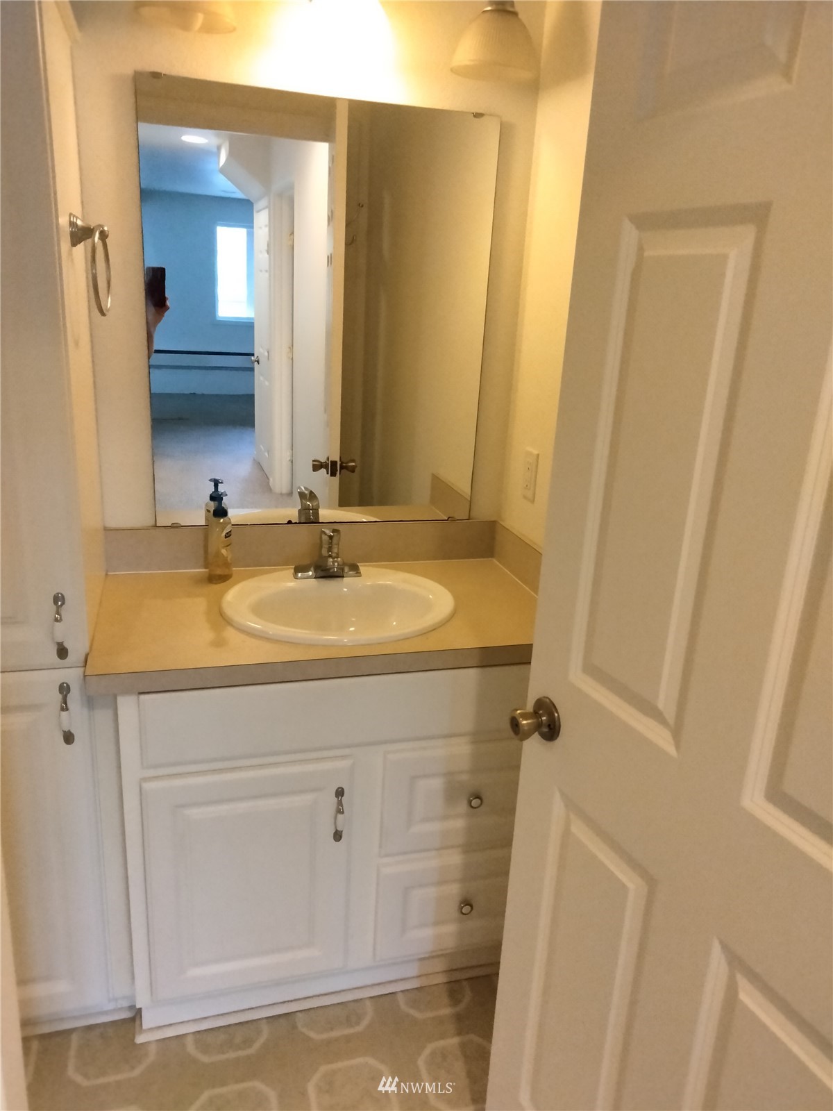 19527 Lerch Road Snohomish, WA 98290 - Photo 30 of 39 a bathroom with a sink and a mirror