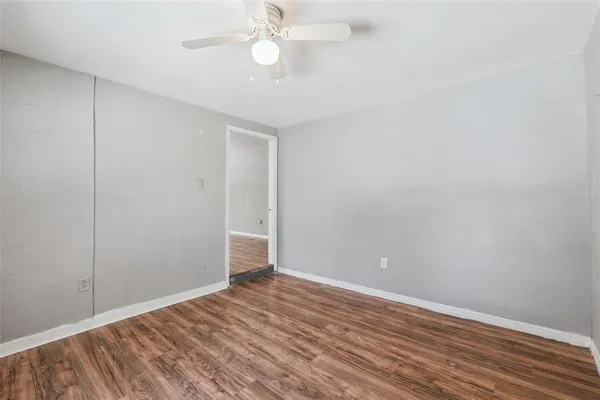 wooden floor in an empty room