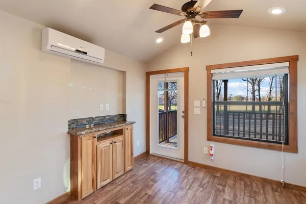 a front view of a house with porch