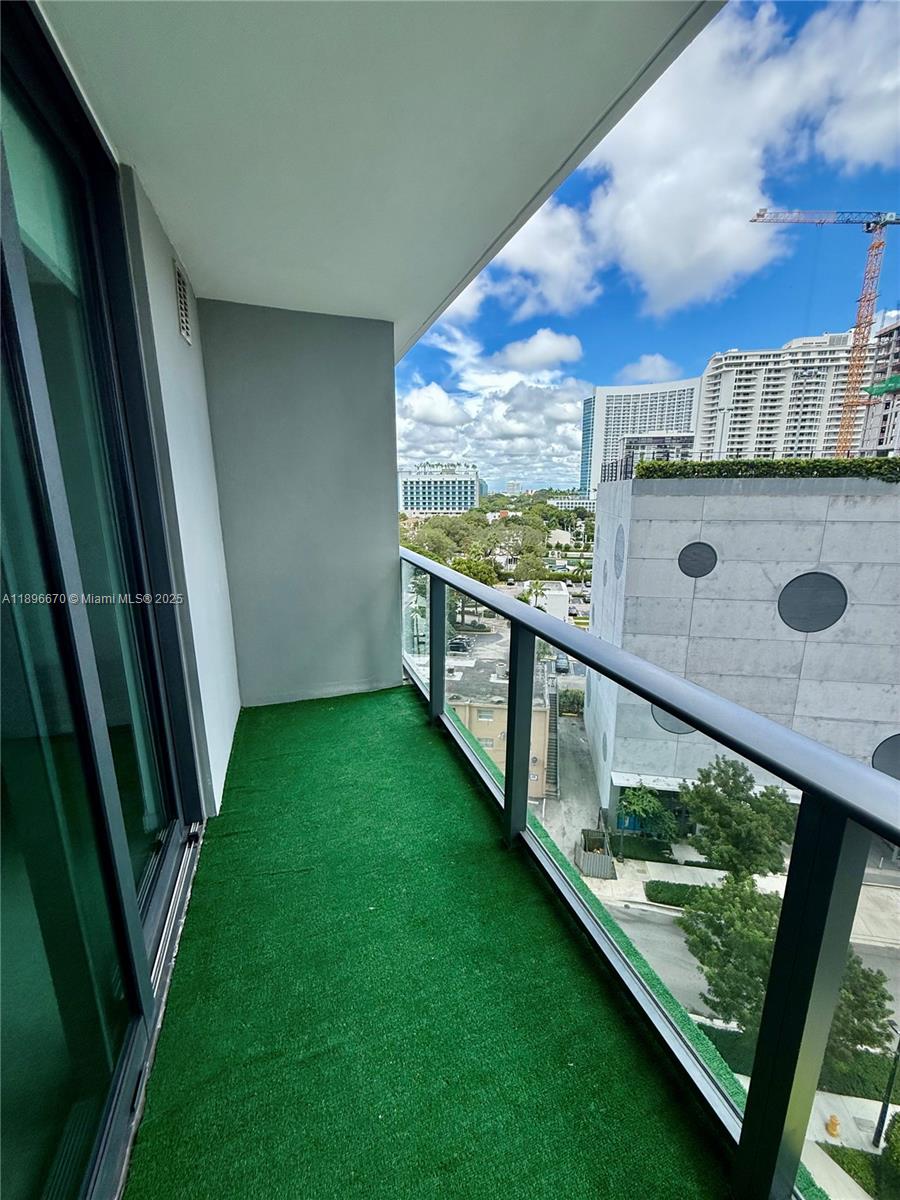 501 Northeast 31st Street, Unit 602 Miami, FL 33137 - Photo 11 of 38 a view of balcony with outdoor space