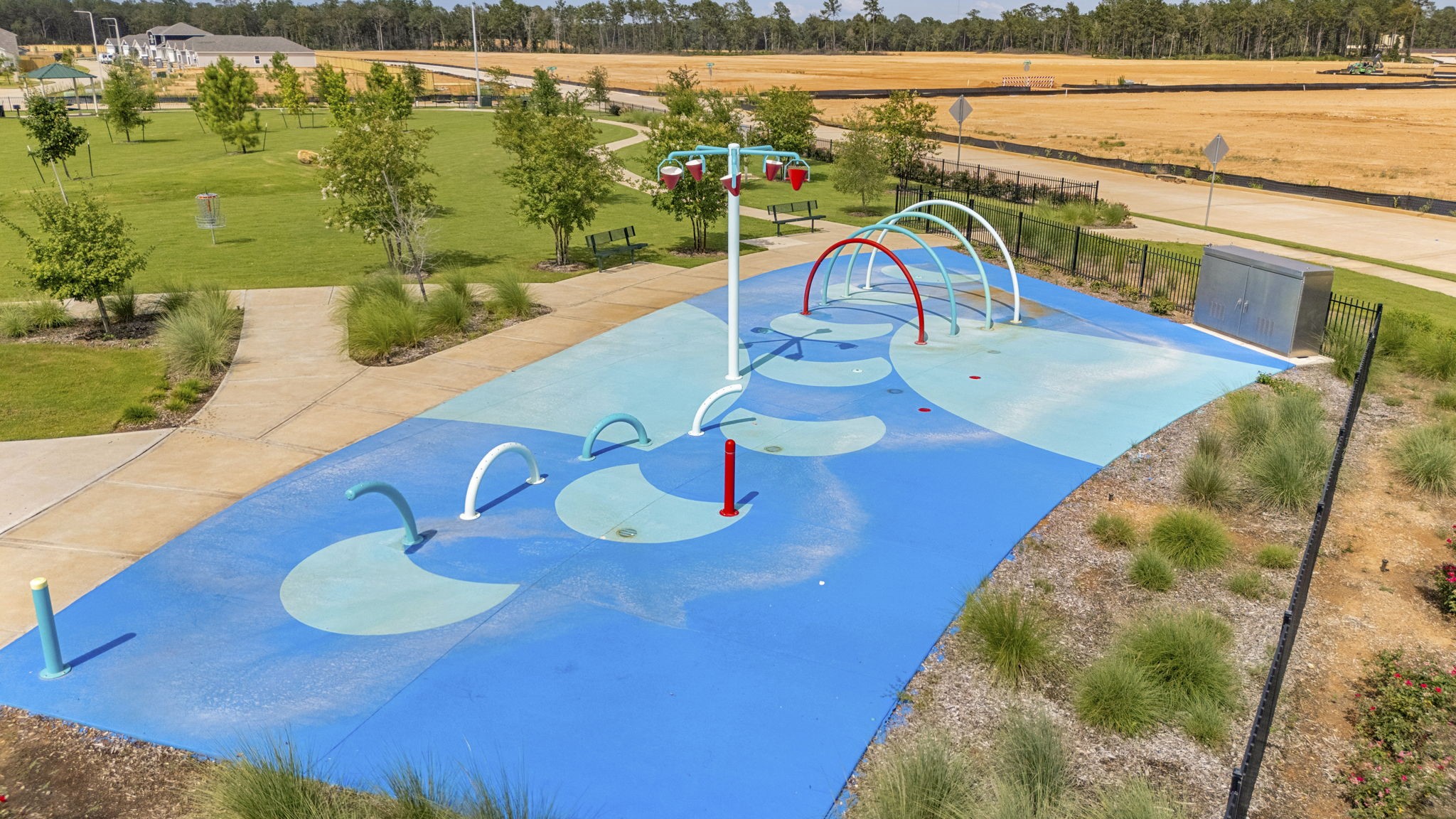 15542 Caramel Spgs Drive Conroe, TX 77303 - Photo 19 of 23 a view of a swimming pool with a patio