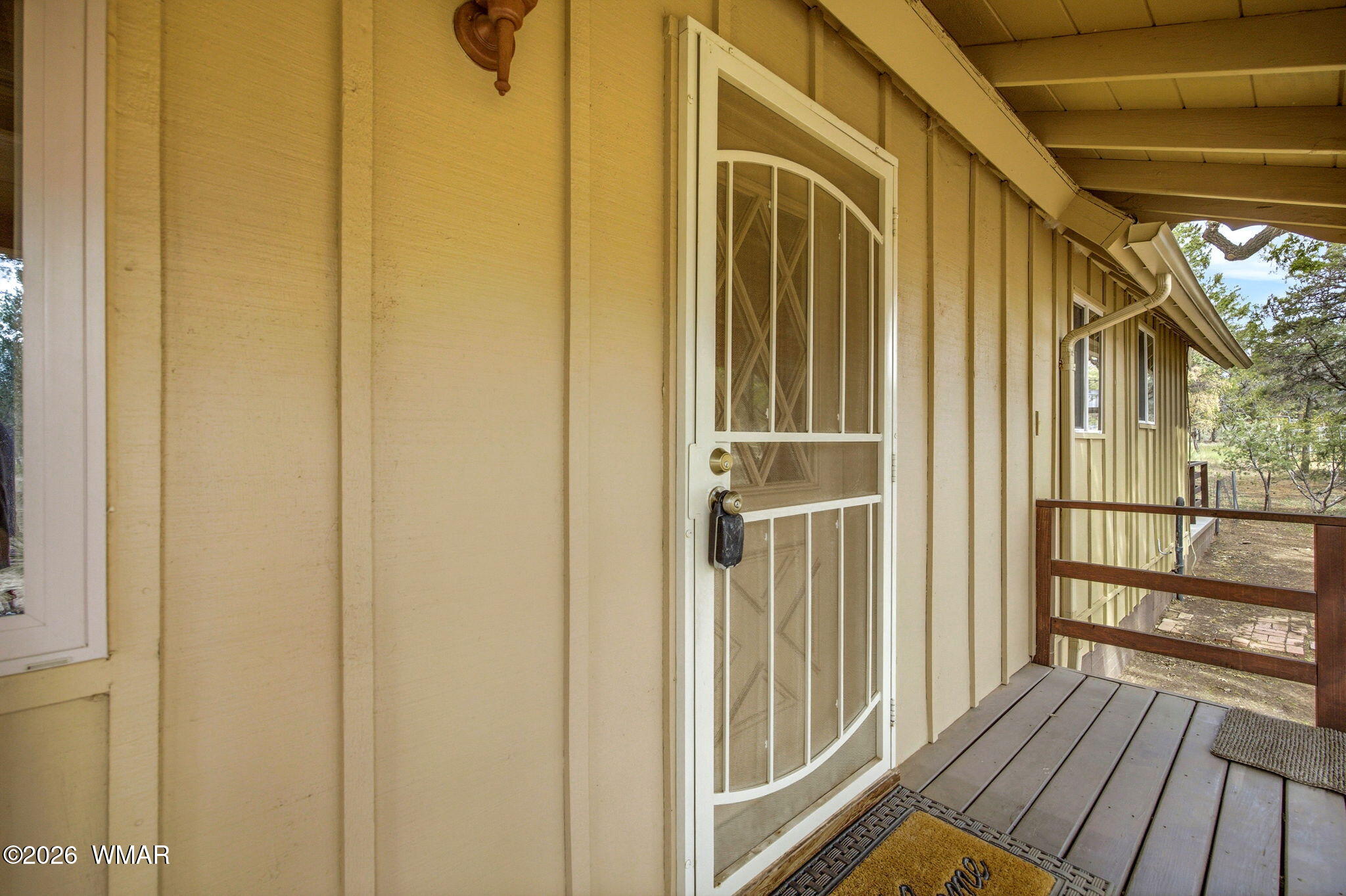 3072 Chevelon Road Overgaard, AZ 85933 - Photo 7 of 43 a view of a balcony with wooden floor