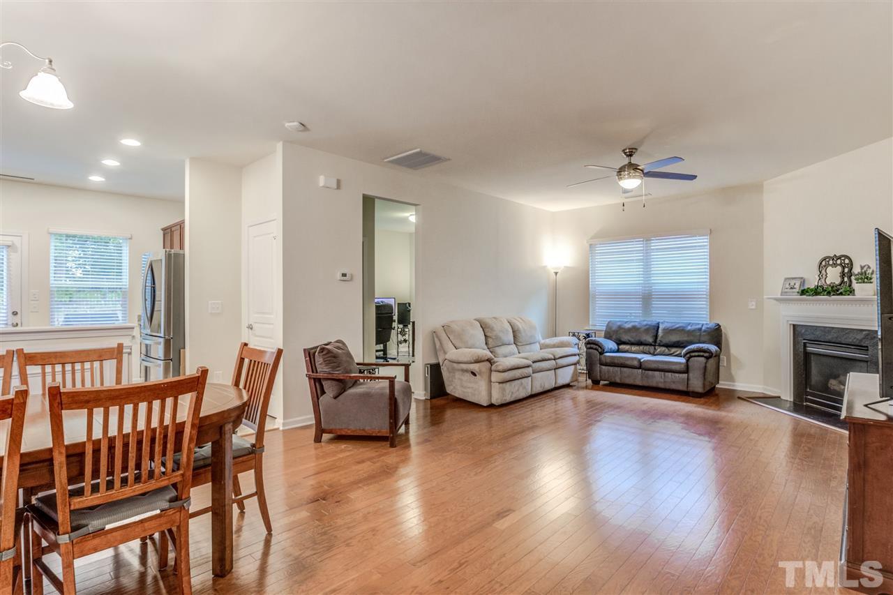 3604 Althorp Drive Raleigh, NC 27616 - Photo 3 of 30 Gleaming Hardwoods, fresh paint, plenty of space in this family room for relaxing or entertaining!