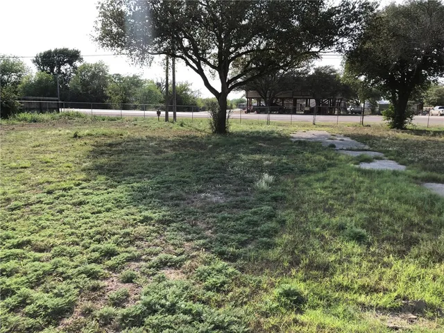 a view of open space with trees