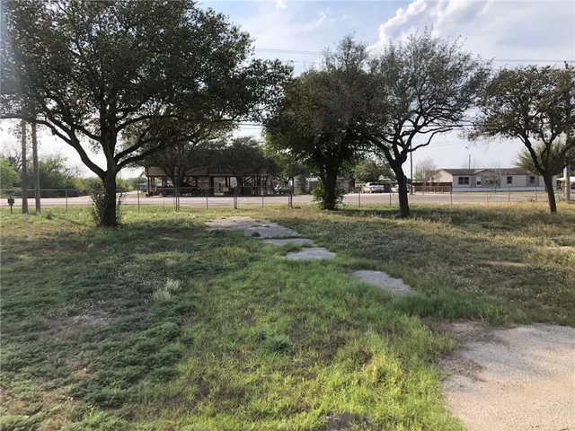 a view of yard with trees