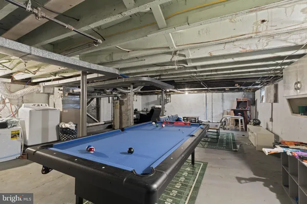 a room with gym equipment