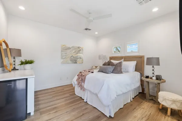 a view of a balcony with an outdoor space and mountain view