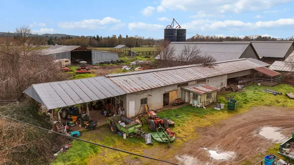 a view of a terrace with sitting area