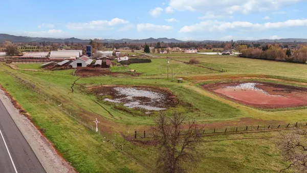 a view of a lake with a mountain
