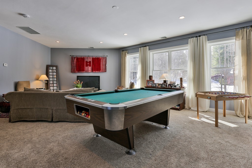 73 Whitney Road Harvard, MA 01451 - Photo 29 of 30 a room with furniture pool table and windows