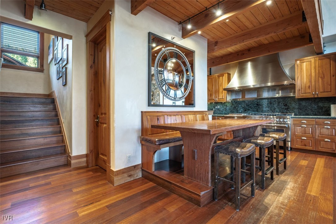 951 Divot Court Incline Village, NV 89451 - Photo 26 of 50 a view of a kitchen with furniture and wooden floor