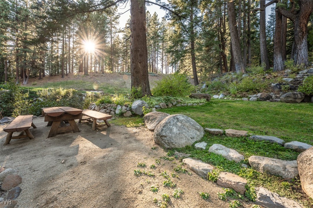 951 Divot Court Incline Village, NV 89451 - Photo 47 of 50 a view of a backyard with sitting area