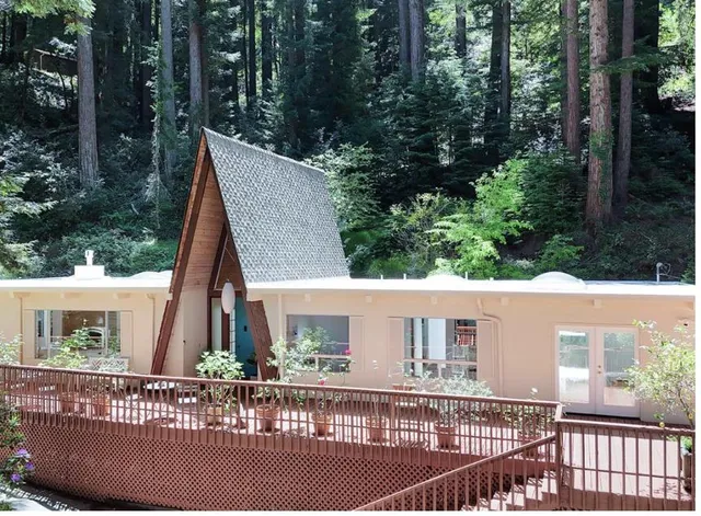 a view of house with a street view