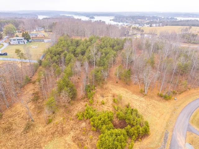 a view of an ocean and a mountain view