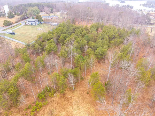 a bird view of a house