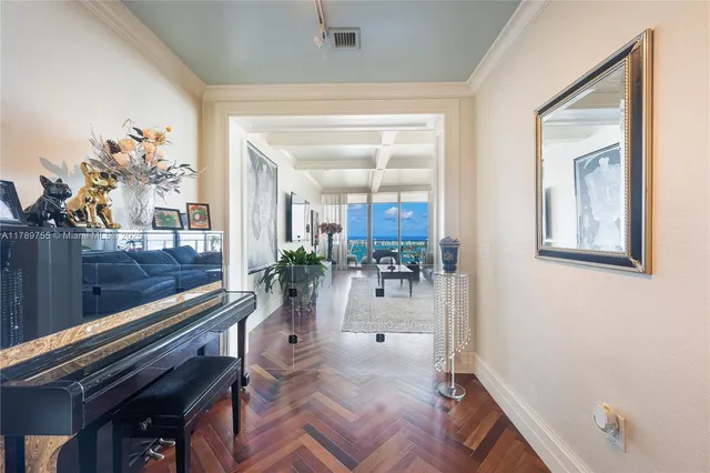 a bathroom with a mirror and a shower