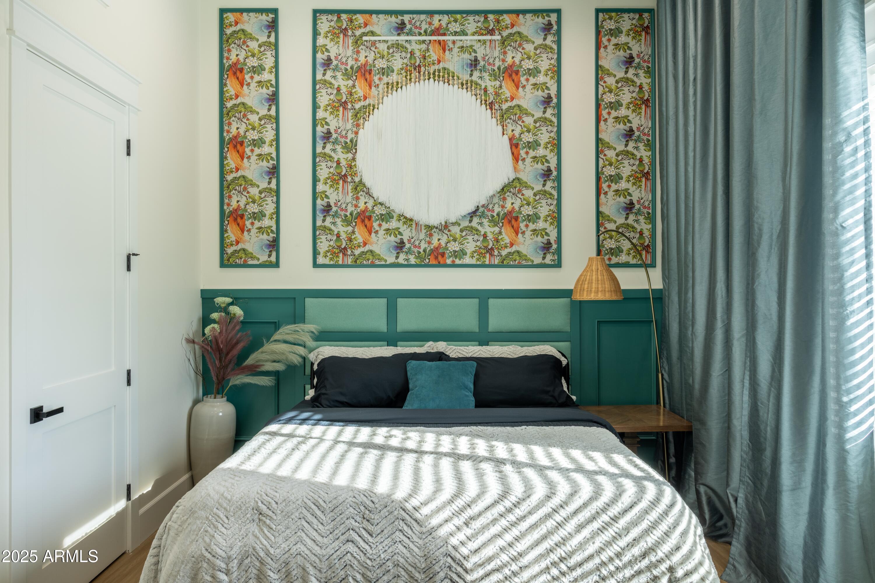 16322 East Fairview Street Gilbert, AZ 85295 - Photo 48 of 115 a bedroom with a bed and a painting on the wall